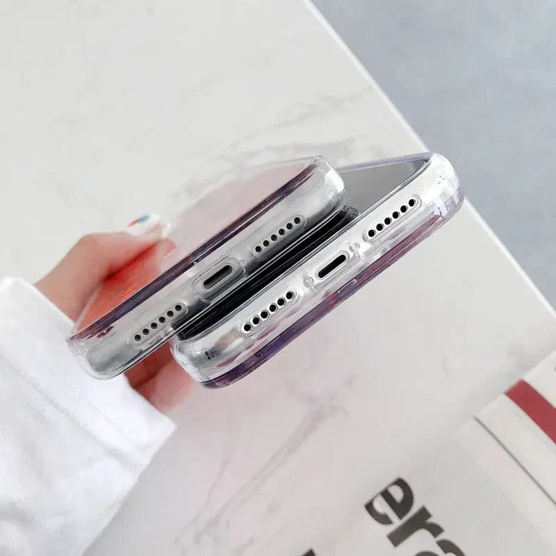 Heart Falling Rain iPhone Case