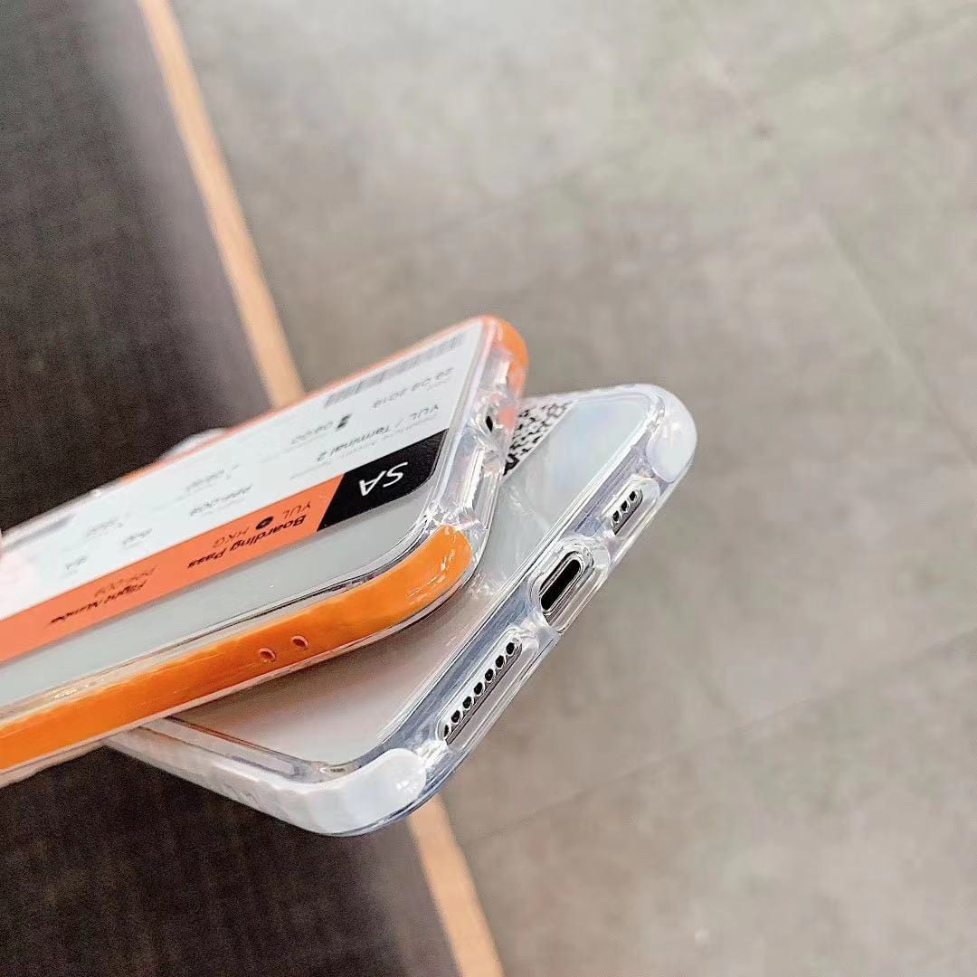 First Class Plane Ticket iPhone Case