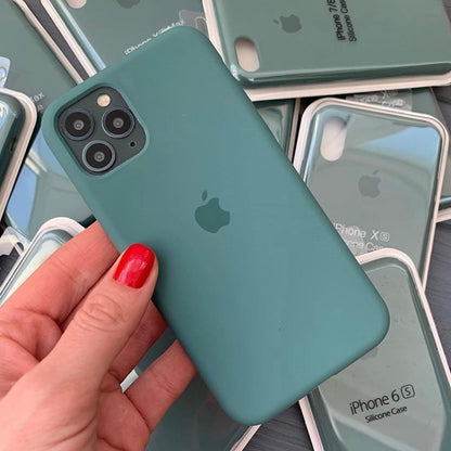 iPhone Silicone Case (Pine Green)
