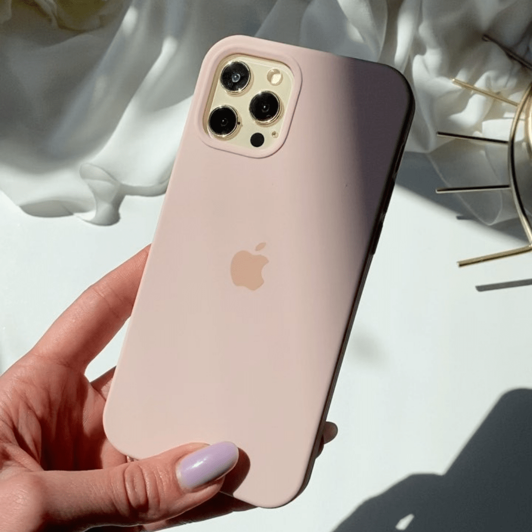 iPhone Silicone Case (Pink Sand)