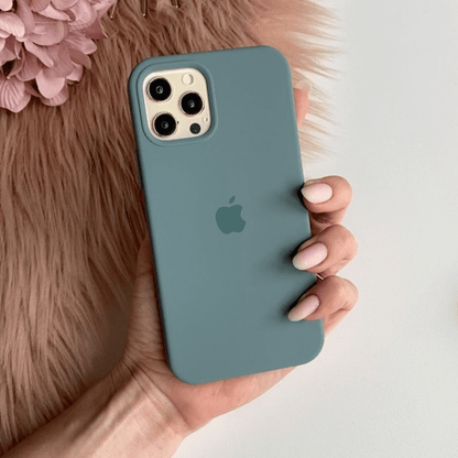 iPhone Silicone Case (Pine Green)