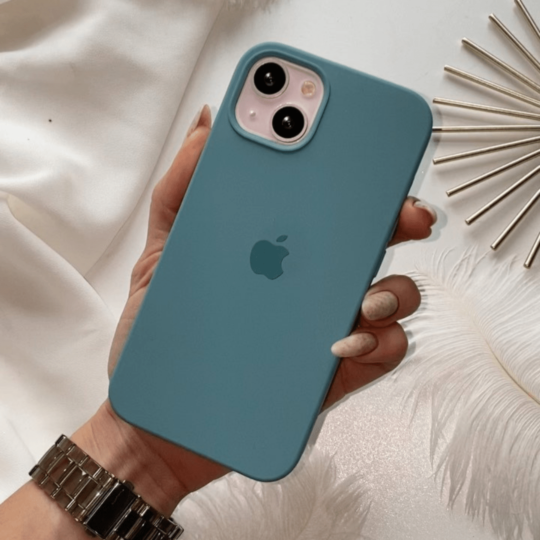 iPhone Silicone Case (Pine Green)