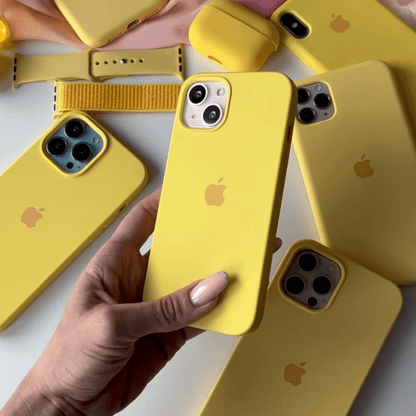 iPhone Silicone Case (Yellow)