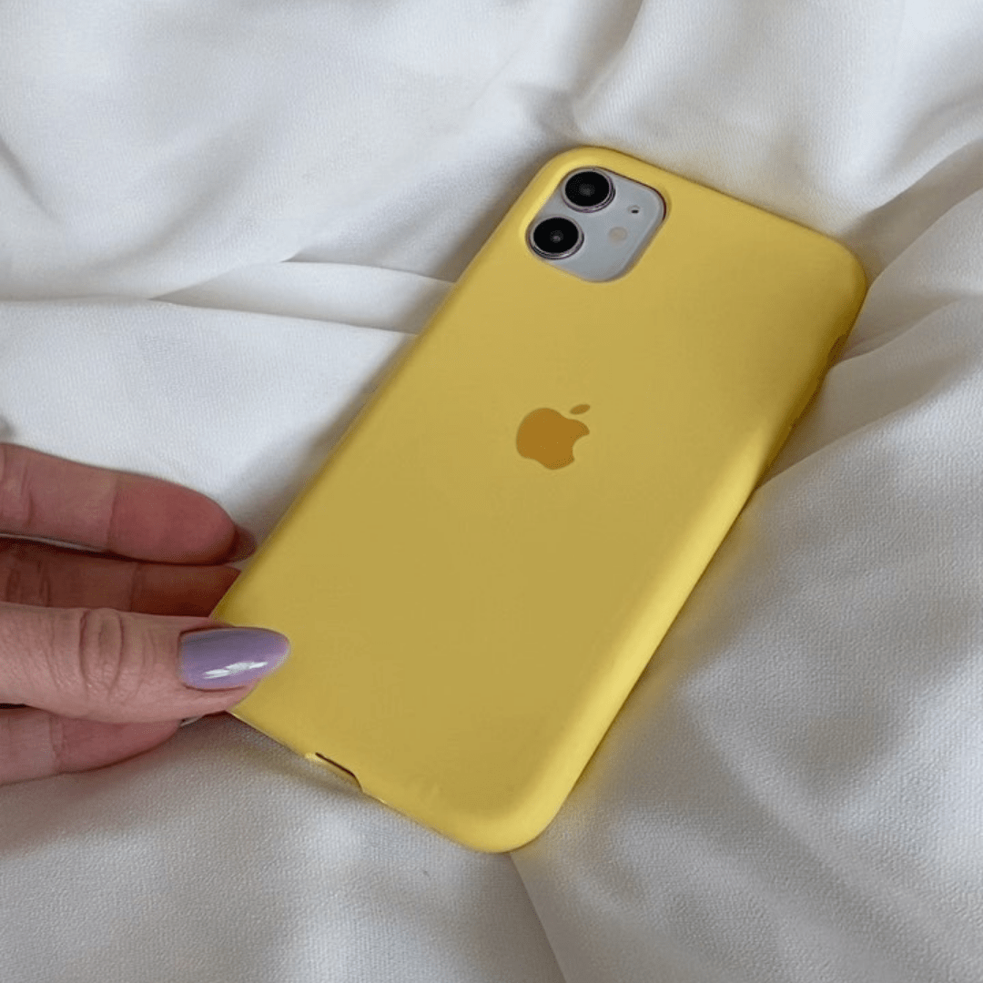 iPhone Silicone Case (Yellow)