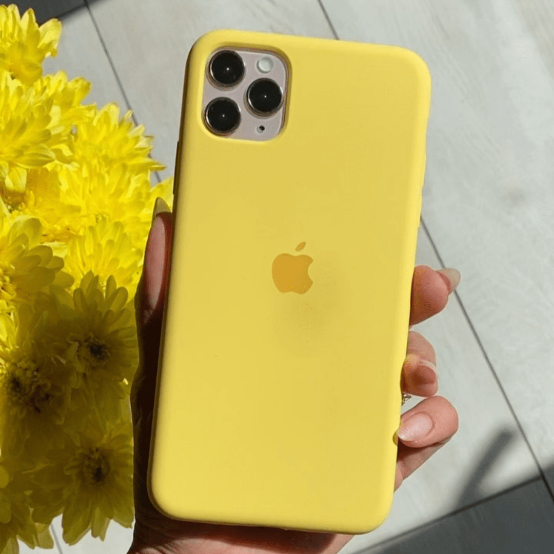 iPhone Silicone Case (Yellow)