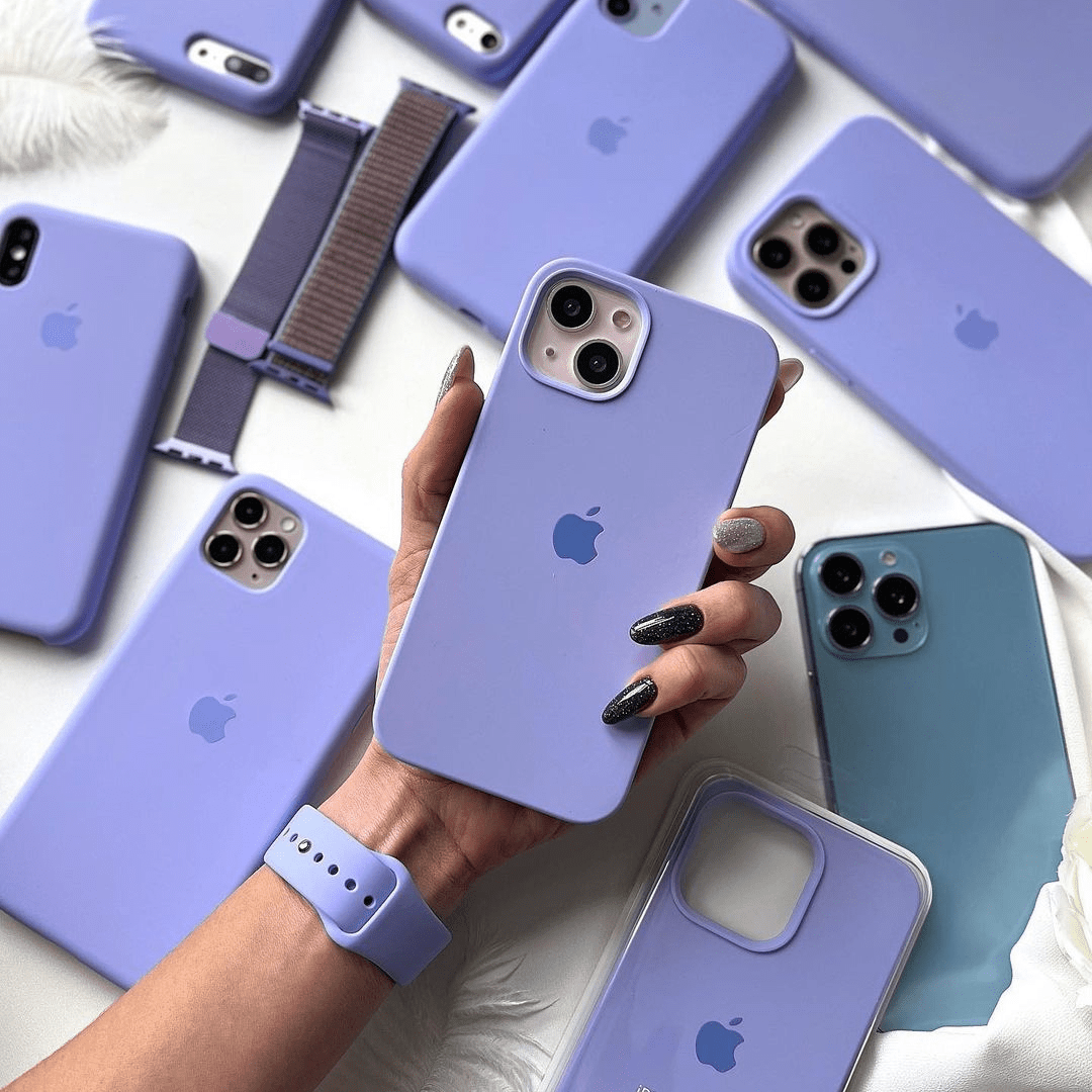 iPhone Silicone Case (Lilac)