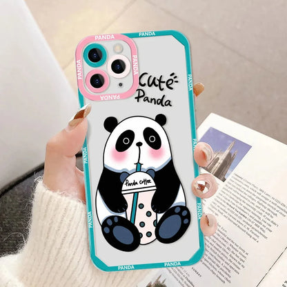 Cartoon Panda iPhone Case