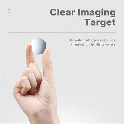 Compact Round Mirror for Smartphone Selfies and Vlogging