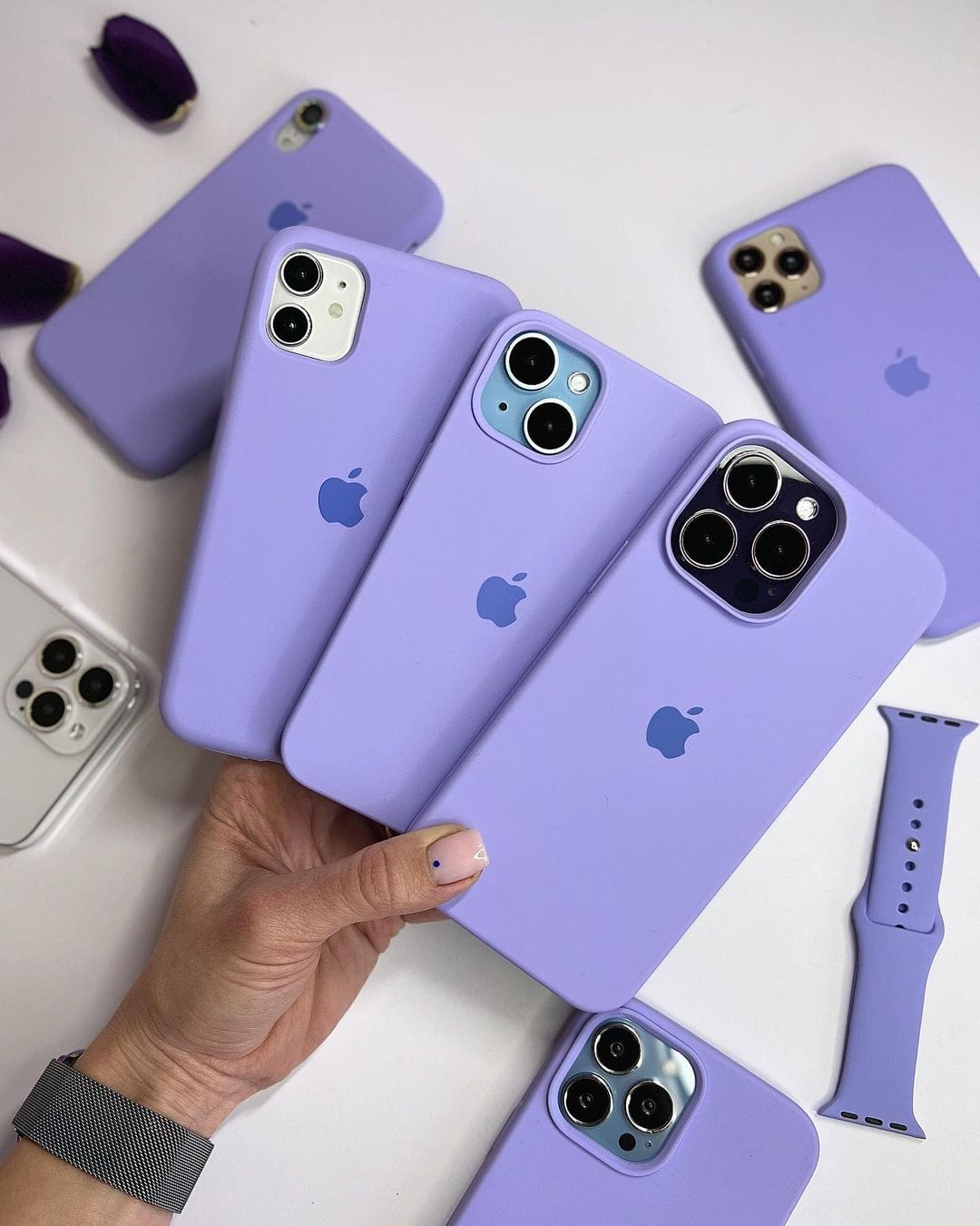 iPhone Silicone Case (Lilac)