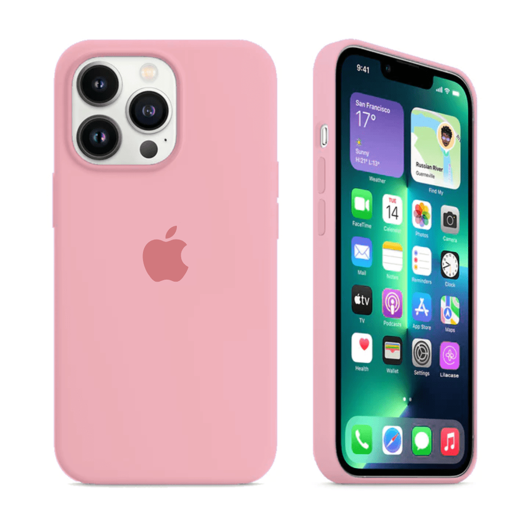 iPhone Silicone Case (Candy Pink)