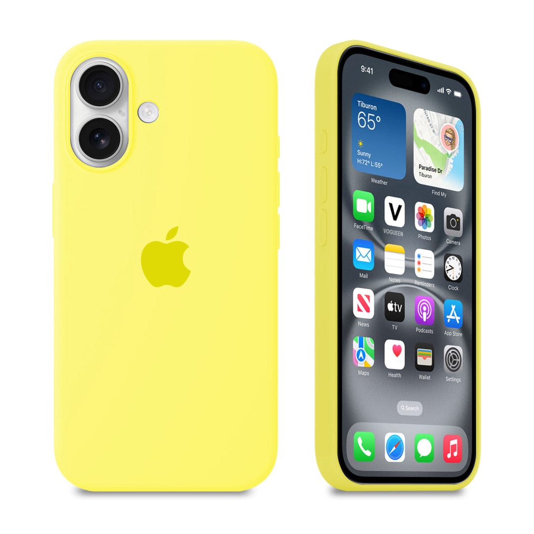 iPhone Silicone Case (Flash Yellow)