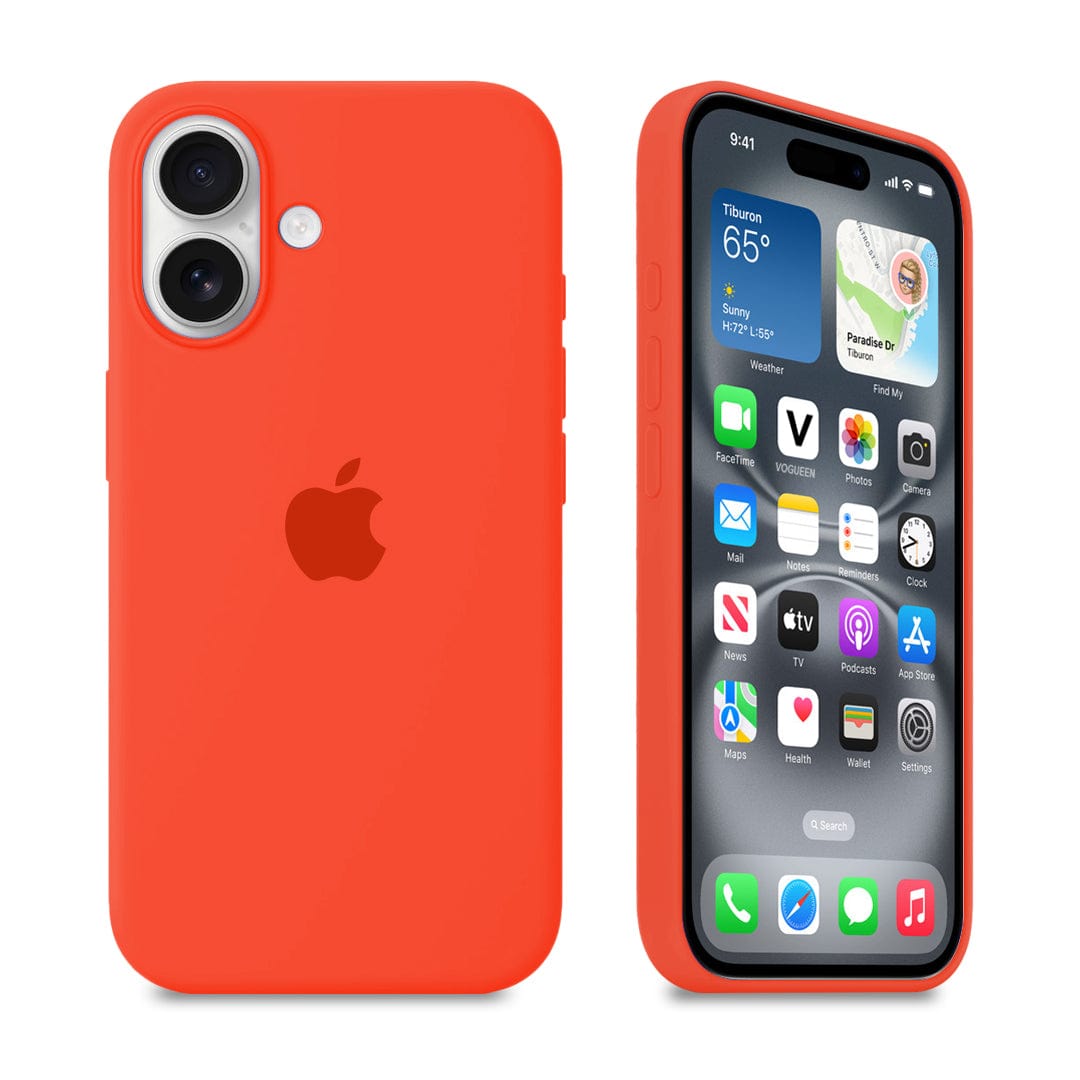 iPhone Silicone Case (Orange)