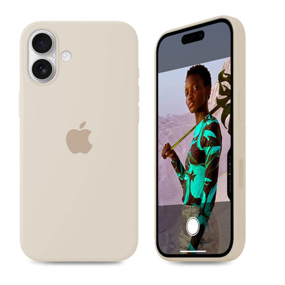 iPhone Silicone Case (Antique White)
