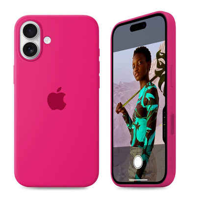 iPhone Silicone Case (Firefry Rose)