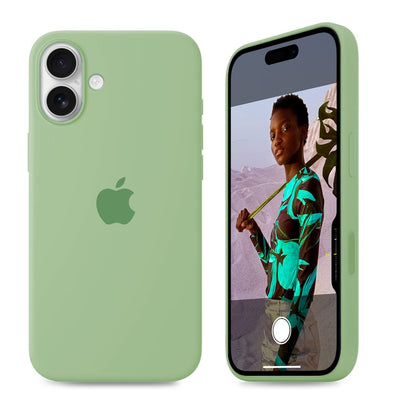 iPhone Silicone Case (Matcha Green)