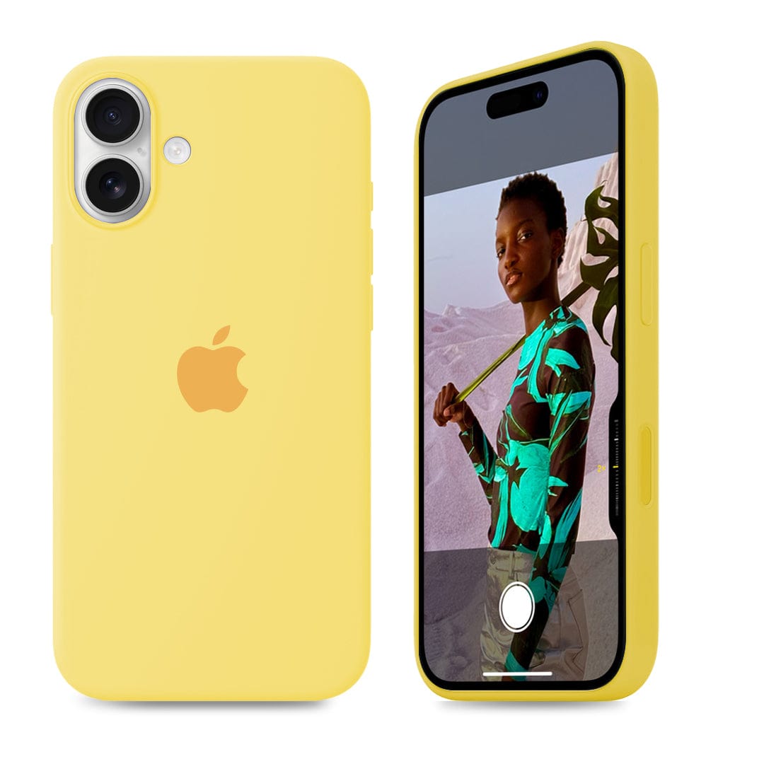iPhone Silicone Case (Yellow)
