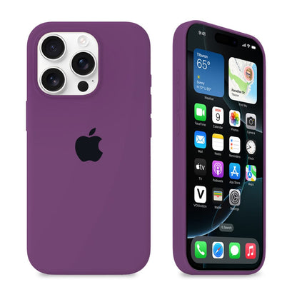 iPhone Silicone Case (Eggplant)