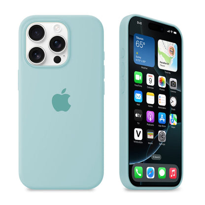 iPhone Silicone Case (Glacier Blue)