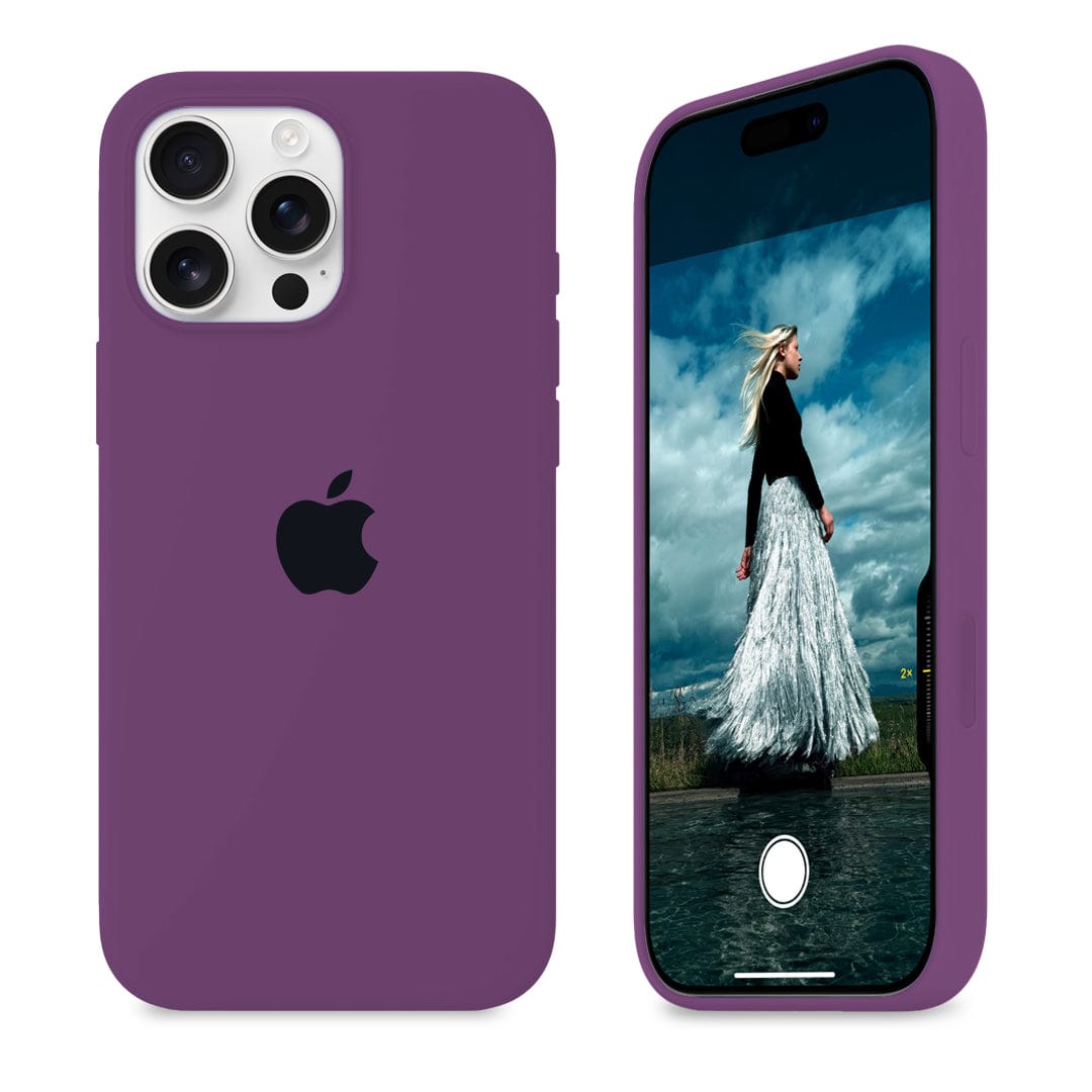 iPhone Silicone Case (Eggplant)