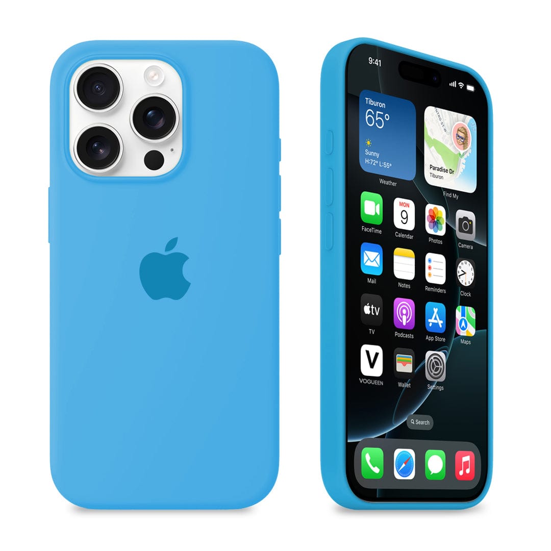 iPhone Silicone Case (Surf Blue)