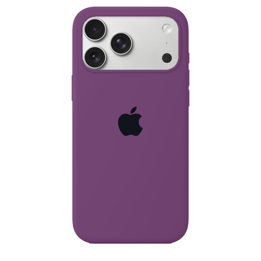 iPhone Silicone Case (Eggplant)