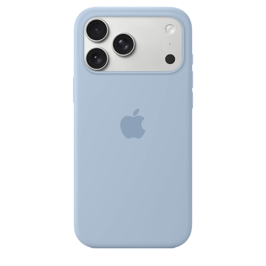 iPhone Silicone Case (Grey Blue)