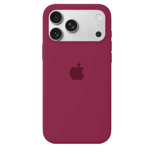 iPhone Silicone Case (Rose Red)