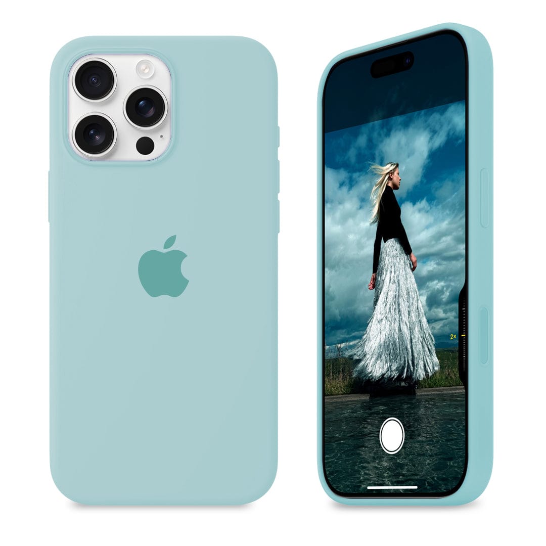 iPhone Silicone Case (Glacier Blue)