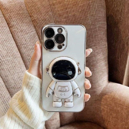 Electroplated Astronaut Folding iPhone Case